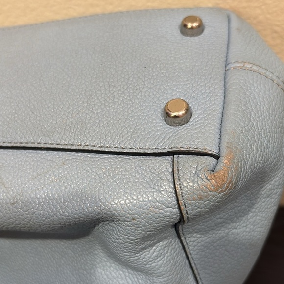 Coach Light Blue Leather Shoulder Bag - Picture 16 of 16